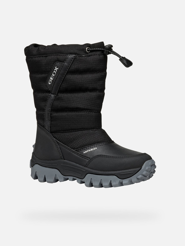 Geox Fekete fiú téli cipő Geox Himalaya ABX