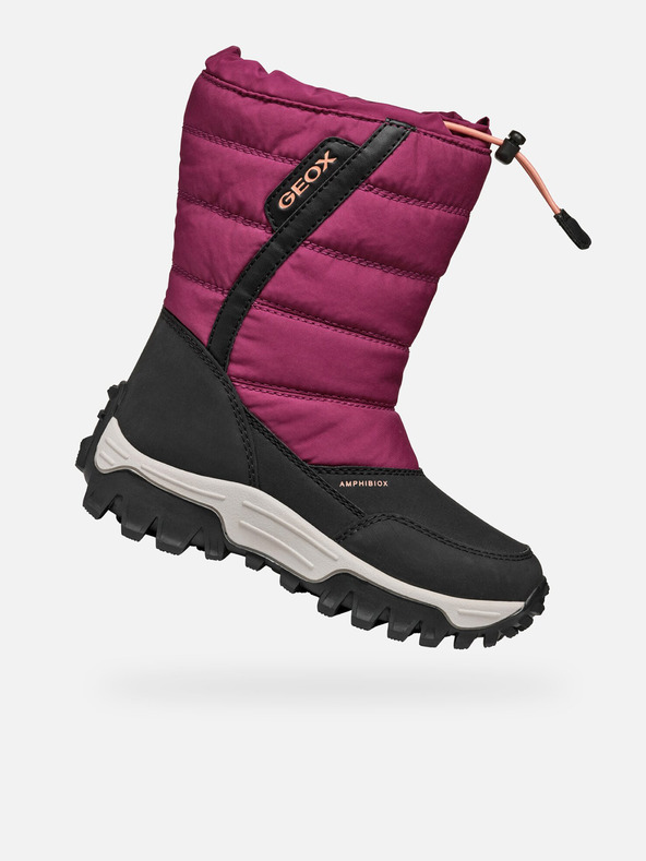 Geox Piros lány téli cipő Geox Himalaya B Ab