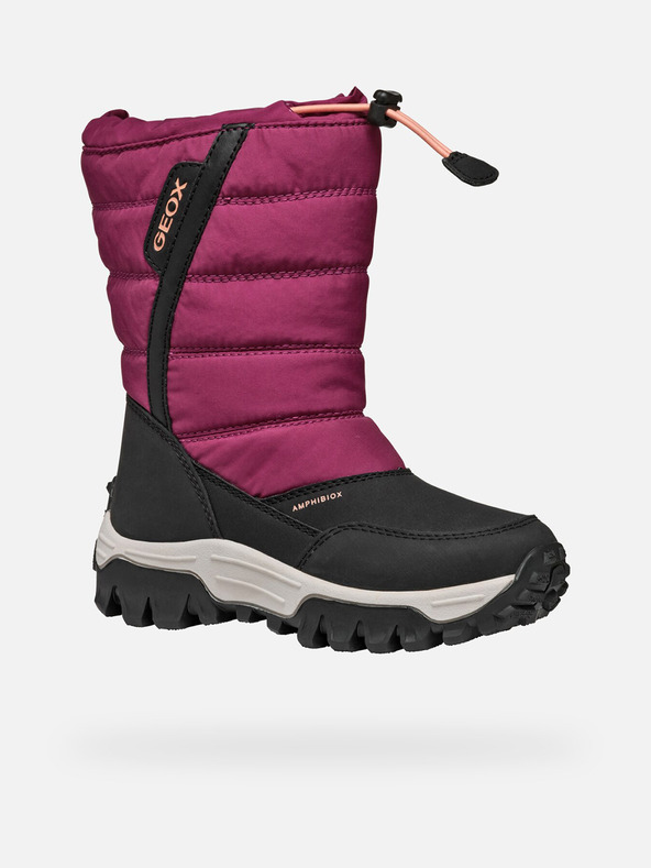 Geox Piros lány téli cipő Geox Himalaya B Ab