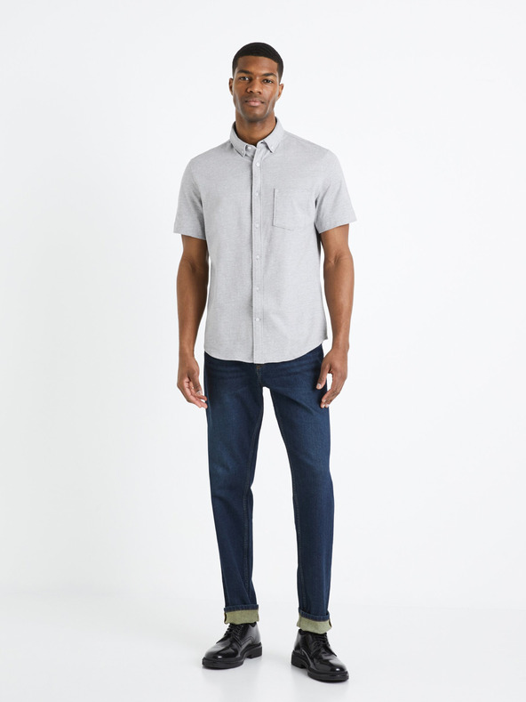 Celio Világosszürke férfi ing Celio Barik