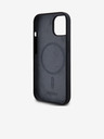 DKNY Folyékony szilikon Arch Logo MagSafe hátlap iPhone 15 készülékhez Fekete DKNY