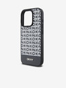 DKNY PU bőr Ismétlődő mintás alsó csíkos MagSafe hátlap iPhone 13 Pro Max fekete DKNY fekete DKNY