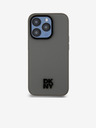 DKNY PU bőr Stack Logo Magsafe hátlap iPhone 15 Pro szürke DKNY szürke DKNY