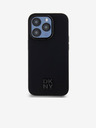 DKNY PU bőr Stack Logo Magsafe hátlap iPhone 15 Pro Fekete DKNY DKNY