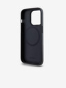 DKNY PU bőr Stack Logo Magsafe hátlap iPhone 15 Pro Fekete DKNY DKNY