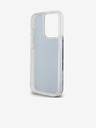 DKNY Folyékony csillogó íves logós hátlap iPhone 15 Pro Fekete DKNY