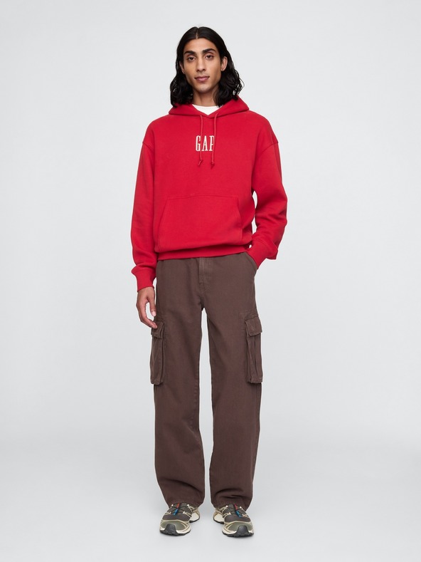 GAP Oversize polár pulóver GAP