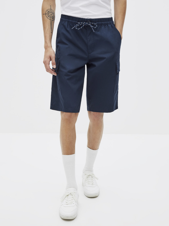 Celio Sötétkék rövidnadrág Celio Rolver2Bm