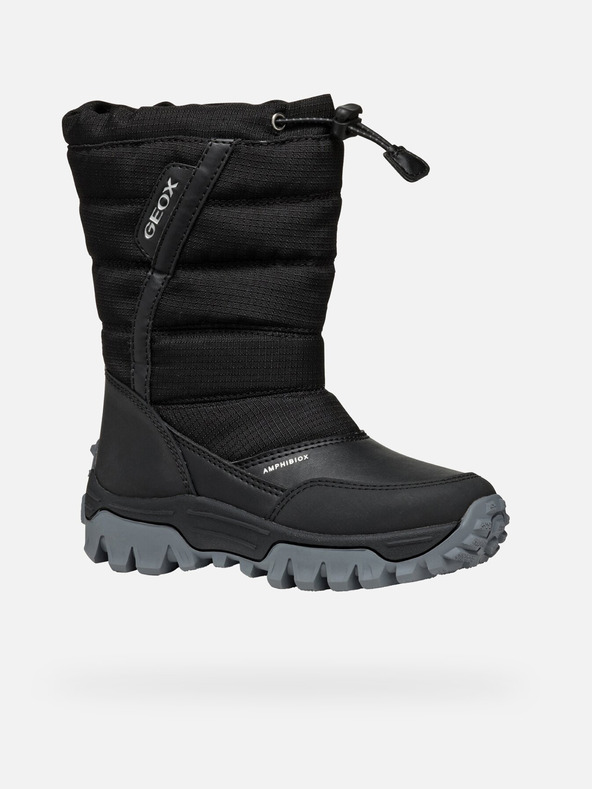 Geox Fekete fiú téli cipő Geox Himalaya ABX