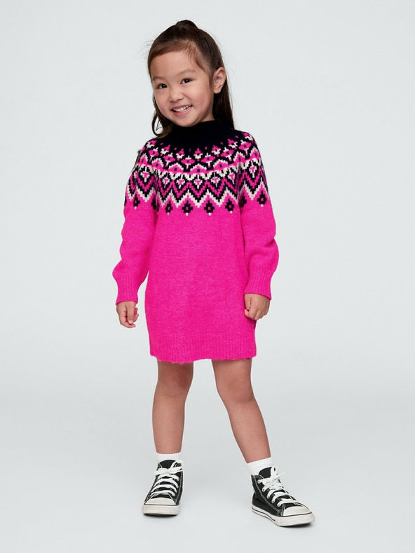 GAP Baby Fair Isle kötött ruha GAP
