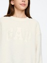 GAP Gyerek oversize sherpa ruha logóval GAP