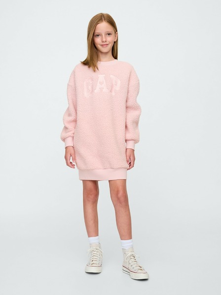 GAP Gyerek oversize sherpa ruha logóval GAP