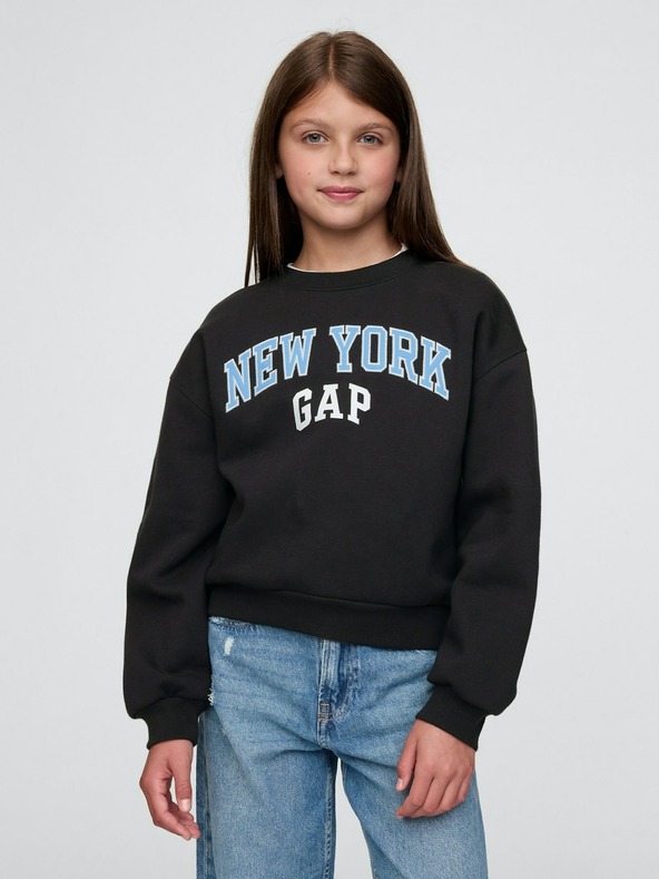 GAP Gyerek oversize pulóver logóval GAP
