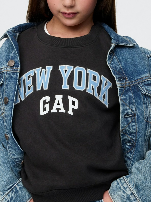 GAP Gyerek oversize pulóver logóval GAP