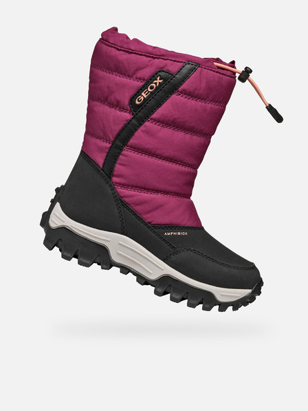 Geox Piros lány téli cipő Geox Himalaya B Ab