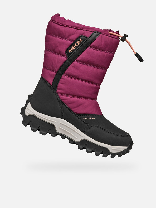 Geox Piros lány téli cipő Geox Himalaya B Ab