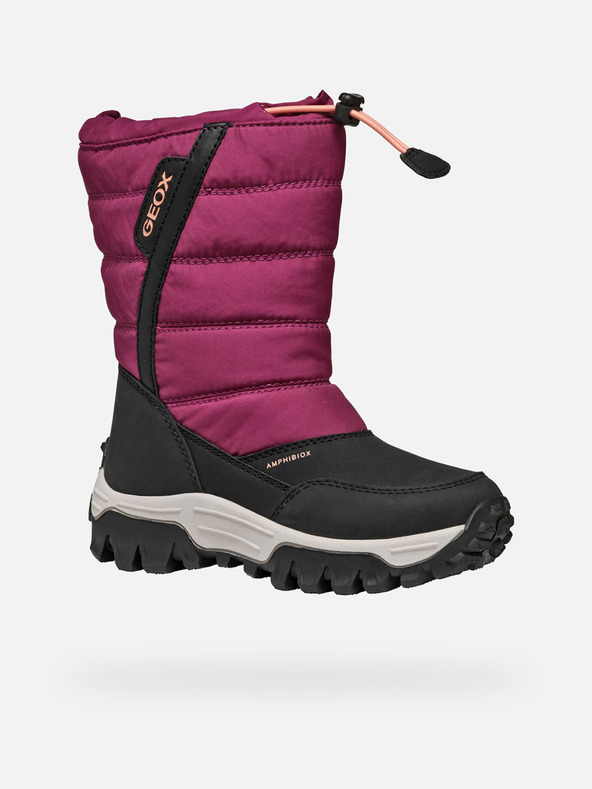 Geox Piros lány téli cipő Geox Himalaya B Ab