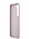Guess PU 4G Metal Logo Zadní Kryt pro Samsung Galaxy S23 Pink Telefontok