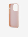 Karl Lagerfeld 3D gumiból készült csillogó logós Karl hátlap iPhone 15 Pro Max készülékhez Rózsaszín Karl Lagerfeld Karl Lagerfeld