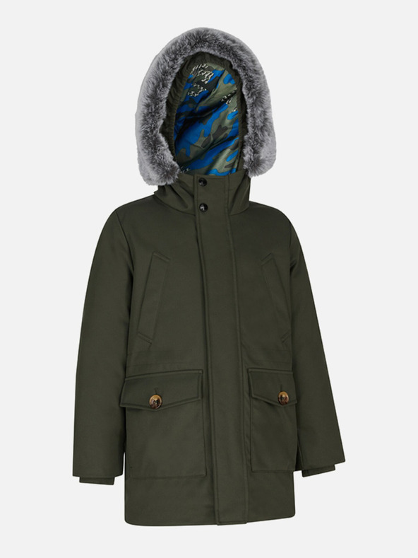 Geox Khaki színű fiú Geox Norwolk kabát