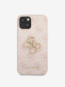 Guess Guess PU 4G fém logós hátsó borító iPhone 13 rózsaszínhez