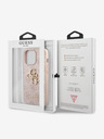 Guess Guess PU 4G fém logós hátlap az iPhone 13 Pro Max rózsaszínű iPhone 13 Pro Max készülékhez