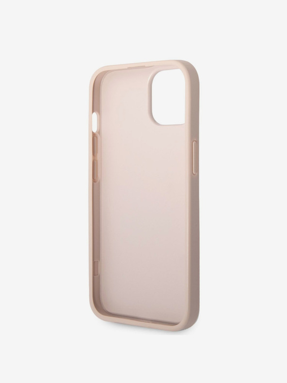 Guess Guess PU 4G fém logós hátlap az iPhone 14 rózsaszínű készülékhez