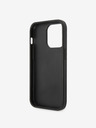 Guess Guess PU 4G fém logós hátlap az iPhone 15 Pro szürke modellhez