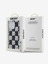 DKNY PC/TPU kockás mintás hátsó borító iPhone 14 Pro Max készülékhez Fekete DKNY