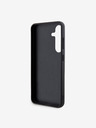 DKNY PU bőr kockás mintás és csíkos hátsó borító Samsung Galaxy S24 fekete DKNY Galaxy S24 fekete DKNY