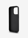 DKNY PU bőr Ismétlődő mintás kártyazseb hátlap iPhone 14 Pro Max-hoz Fekete DKNY DKNY