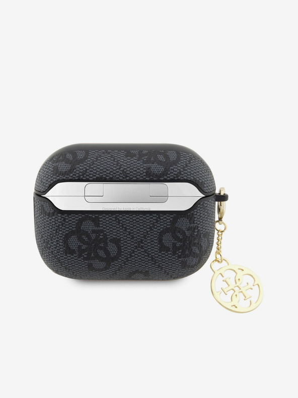 Guess Guess 4G Script PC/PU charm tok az AirPods Pro 2 készülékhez Fekete