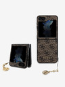 Guess Guess 4G Charm hátlapi borító Samsung Galaxy Z Flip 5 készülékhez Barna