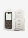 Guess Guess 4G Charm hátlapi borító Samsung Galaxy Z Flip 5 készülékhez Barna