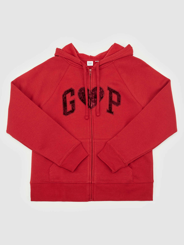 GAP VintageSoft cipzáras pulóver GAP