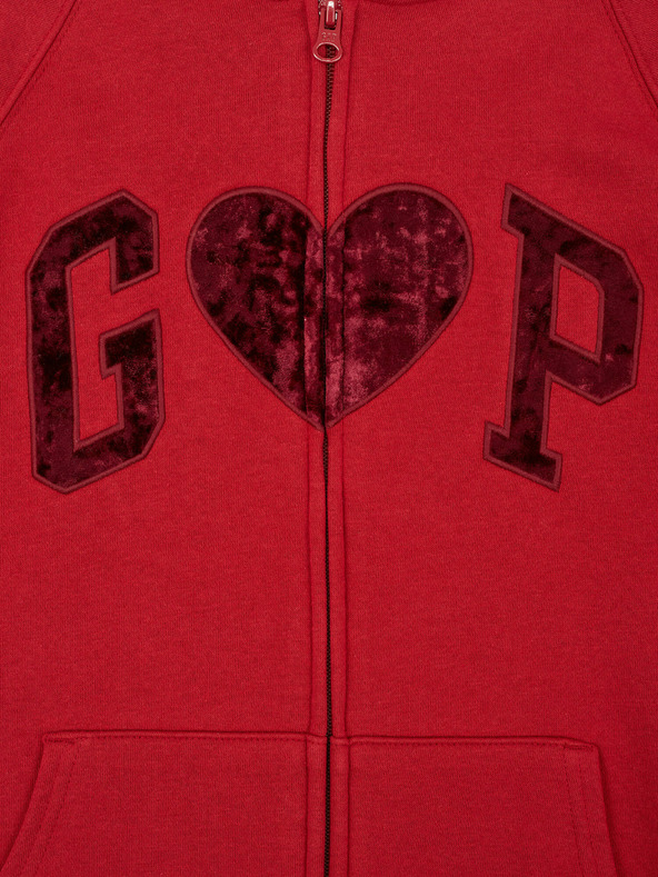 GAP VintageSoft cipzáras pulóver GAP