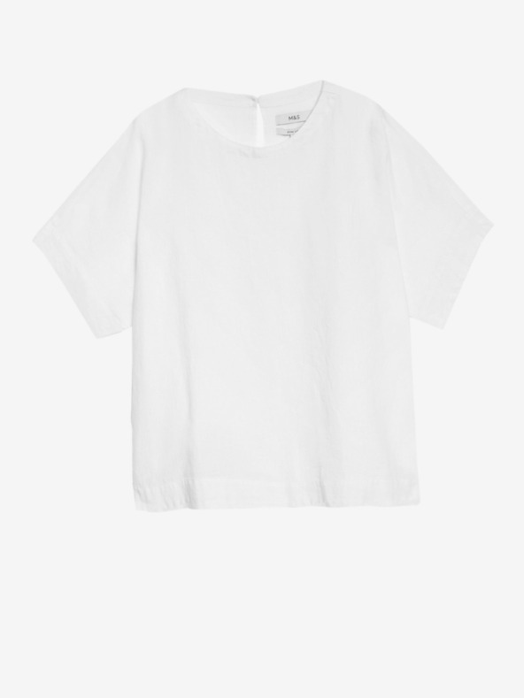 Marks & Spencer Fehér női vászonblúz Marks & Spencer Marks & Spencer