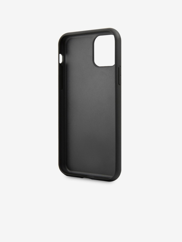 Karl Lagerfeld PU Saffiano Karl és Choupette NFT hátlap iPhone 11 fekete Karl Lagerfeld fekete iPhone 11-re