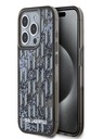 Karl Lagerfeld Folyékony csillogó monogramos gradiens hátlap iPhone 15 Pro Max fekete Karl Lagerfeld fekete Karl Lagerfeld