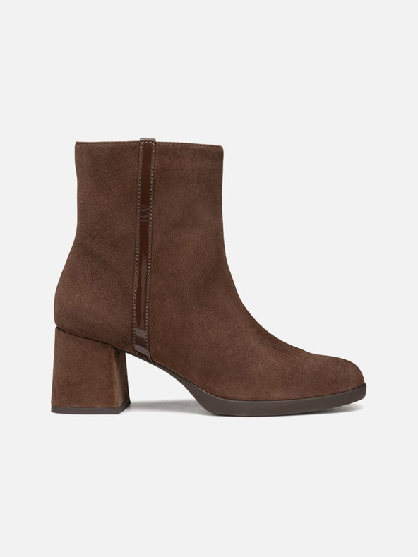 Geox Sötétbarna Női Geox Walk Pleasure 55 Boka Csizma