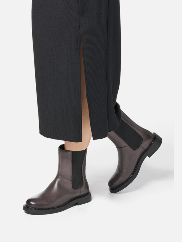 Geox Bézs női Geox Serilda bokacsizma