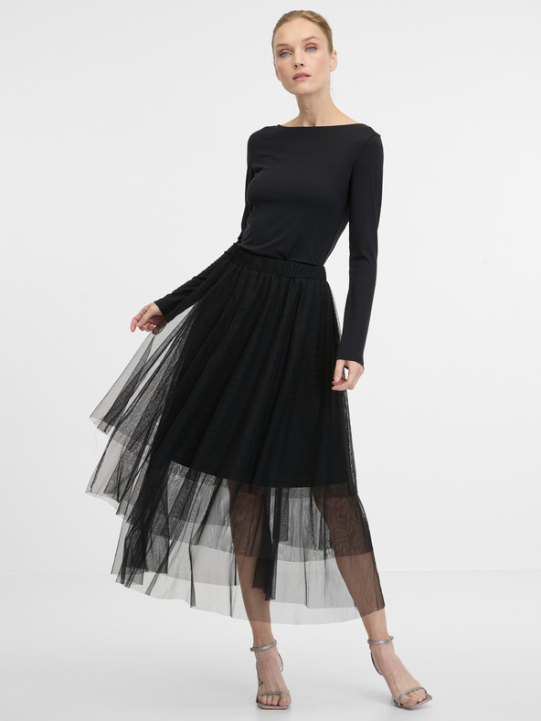 Orsay ORSAY fekete női szoknya