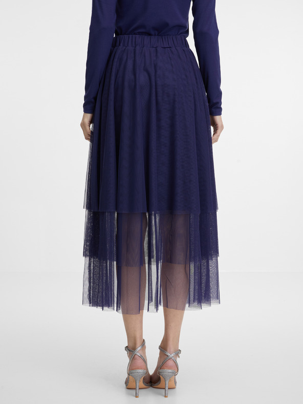 Orsay ORSAY sötét kék női midi szoknya