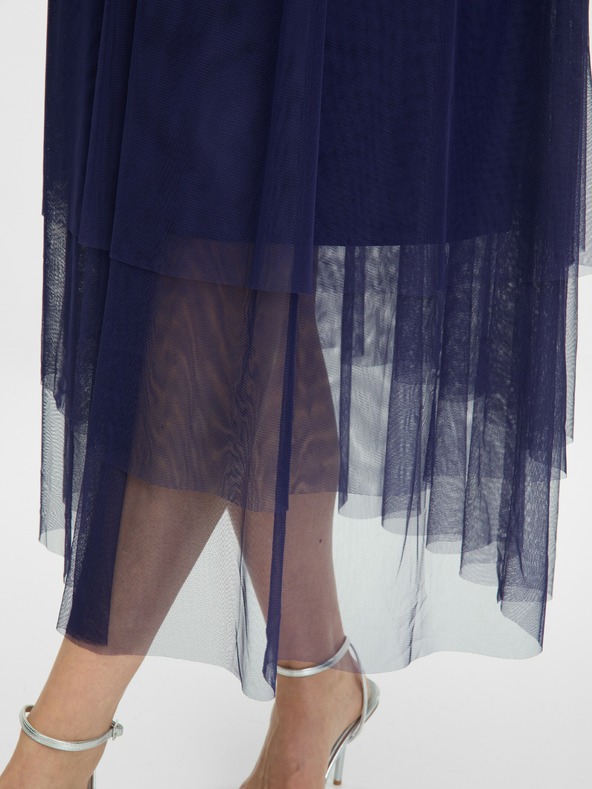 Orsay ORSAY sötét kék női midi szoknya