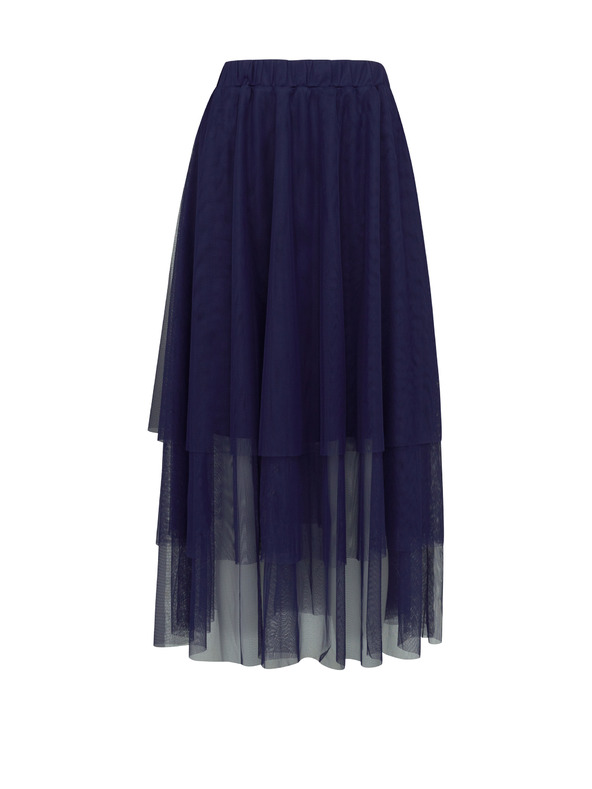 Orsay ORSAY sötét kék női midi szoknya