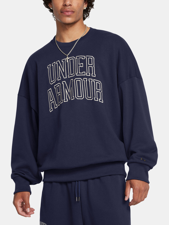 Under Armour Férfi felső Under Armour UA Icon HWT Terry OS Crew-BLU