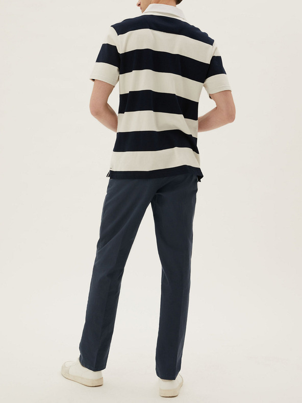 Marks & Spencer Stretch chino nadrág Marks & Spencer tengerészkék