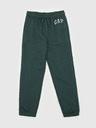 GAP Gyerek fleece sportnadrág logóval army GAP
