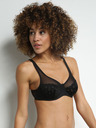DIM Fekete női csipkemelltartó Dim GENEROUS BRODERIE UNDERWIRE BRA Dim GENEROUS BRODERIE UNDERWIRE melltartó