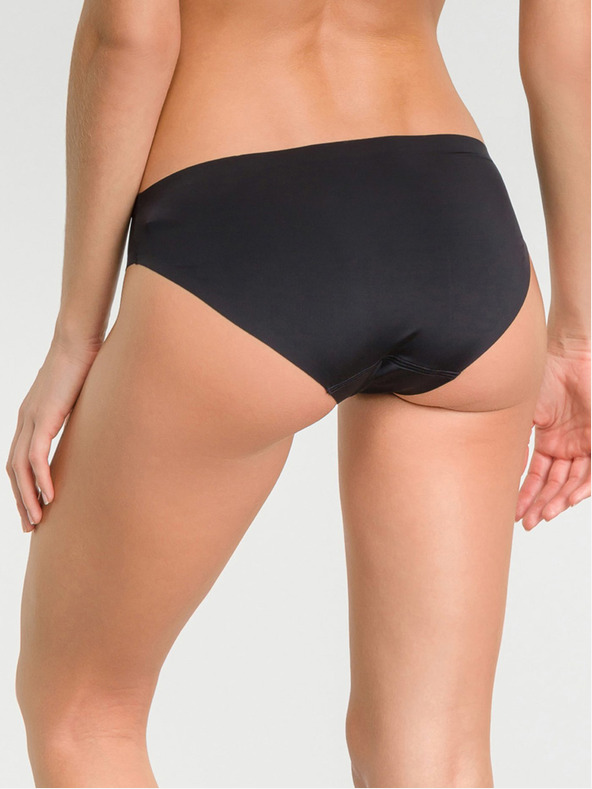 DIM Fekete női Dim INVISIFREE SLIP bugyi